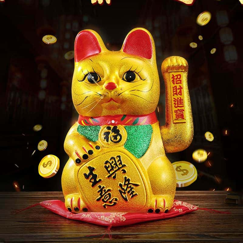 Mačka koja maše – Maneki Neko figura