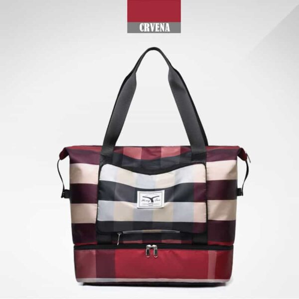 Sklopiva putna torba crvena