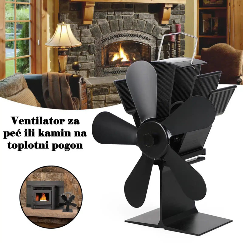 Ventilator za peć kamin na toplotu