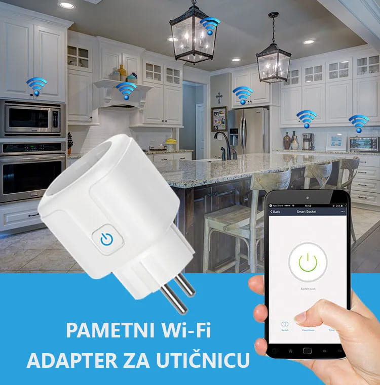 Smart Wi-Fi adapter za utičnicu pametni pametna utičnica