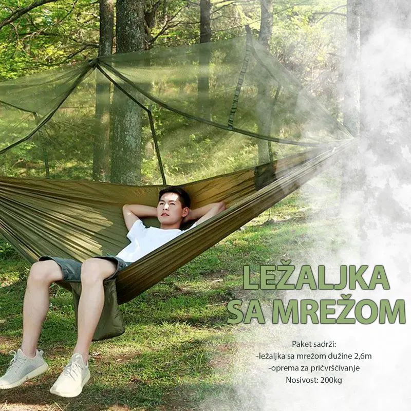 ležaljka sa mrežom