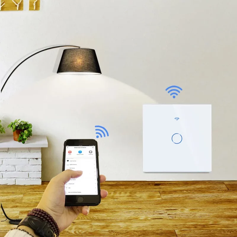 Wi-Fi Smart prekidač bijeli upravljanje telefonom