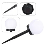 Solarna LED vrtna lampa LEDGLOBE - 2 komada - Image 3