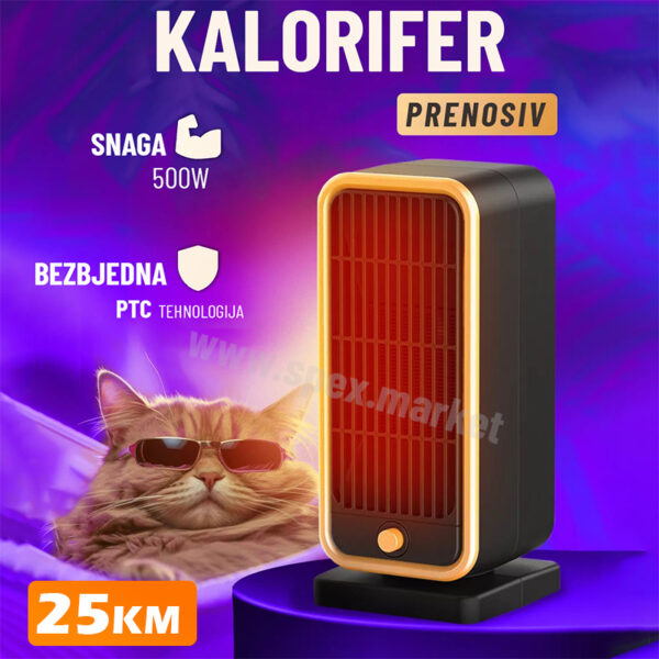 Prenosivi kalorifer grijalica 500W