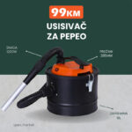 Usisivač za pepeo za kamin peć roštilj 1200W