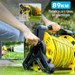 Motalica sa crijevom 20m i mlaznicom za baštu