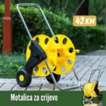 Motalica za crijevo sa točkićima