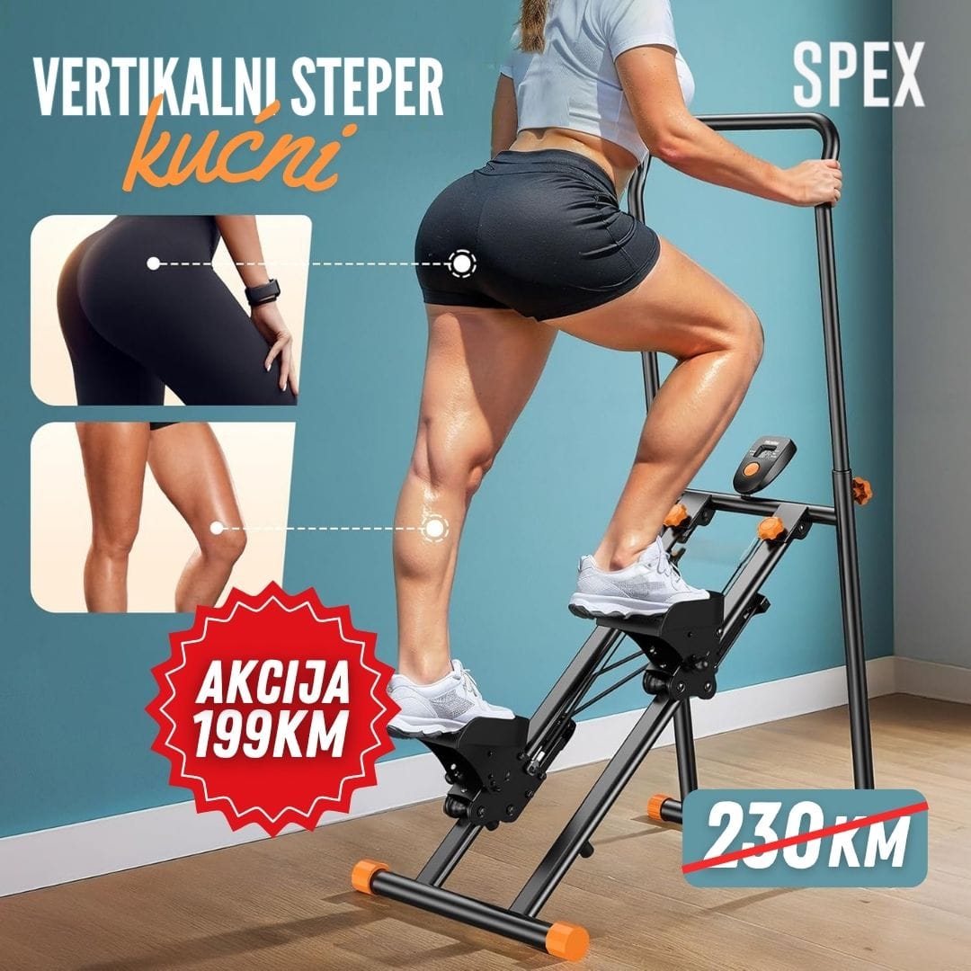 ClimberPro akcijska cijena naslovna Steper za vježbanje. Sprava za vježbanje kod kuće.
