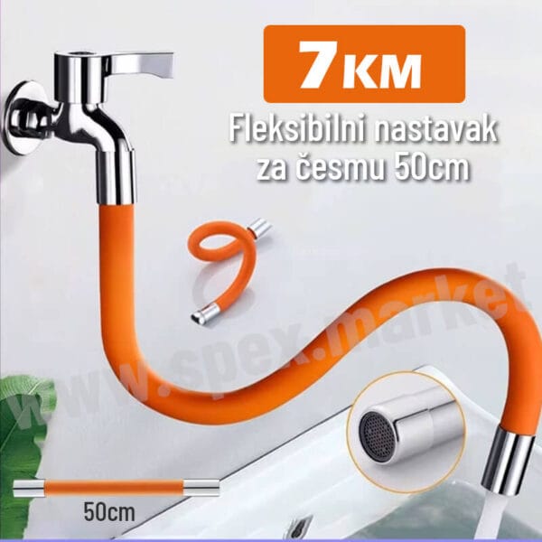 Fleksibilni nastavak za česmu - 50 cm