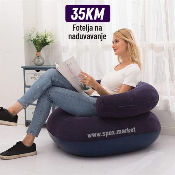 Fotelja na naduvavanje sa rukohvatom