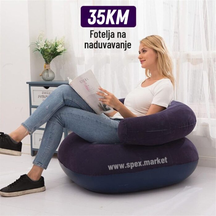 Fotelja na naduvavanje sa rukohvatom - Image 1