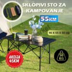 Sklopivi sto za kampovanje Kompakt