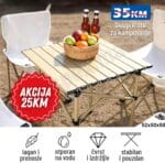 Sklopivi sto za kampovanje NomadX