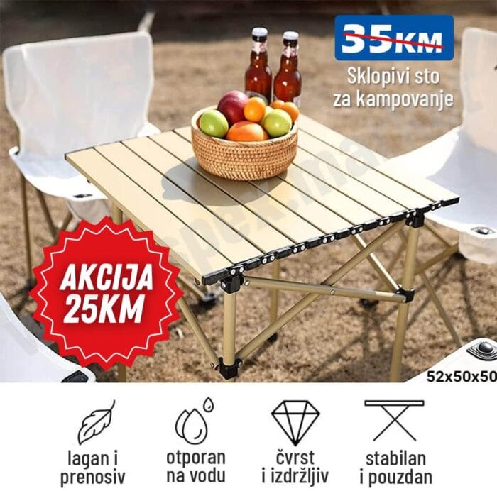 Sklopivi sto za kampovanje NomadX - Image 1