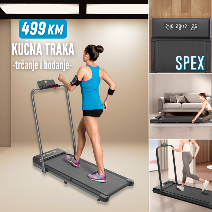 Fitnes traka za trčanje i hodanje. Kućna traka za hodanje,