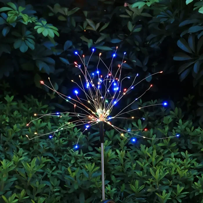 LED Fireworks Solarna svjetiljka RGB - Image 2