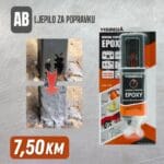 dVOKOMPONENTNO LJEPILO ZA POPRAVKU
