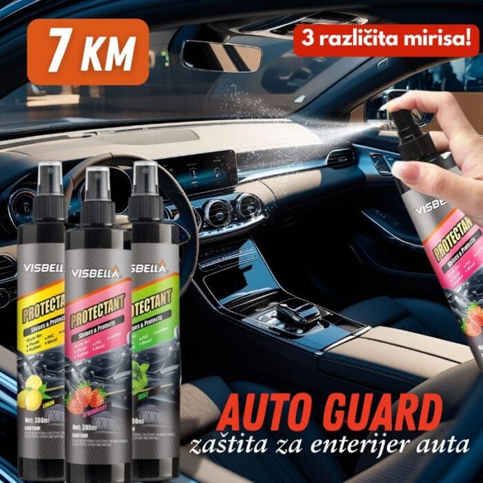 Auta Guard zaštita za enterijer auta naslovna 3 mirisa Auto Guard zaštitni premaz za enterijer automobila - Image 1