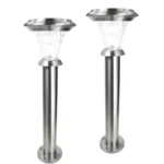 Solarna LED lampa Villa Garden Light - Srebrena - Image 2