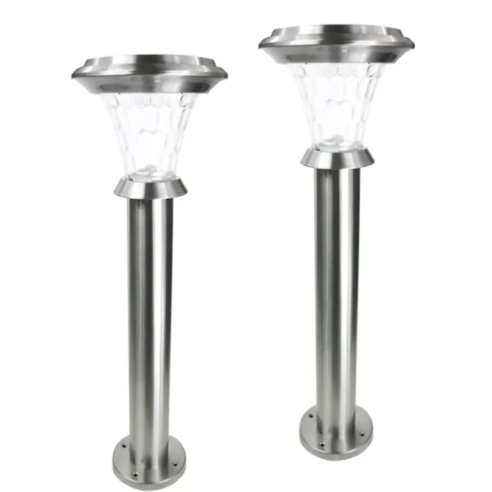 Solarna LED lampa Villa Garden Light - Srebrena - Image 2
