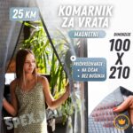 Magnetni komarnik za vrata, komarnici