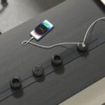 Šinska utičnica za sto – 3x Schuko, USB + TypeC - Image 2