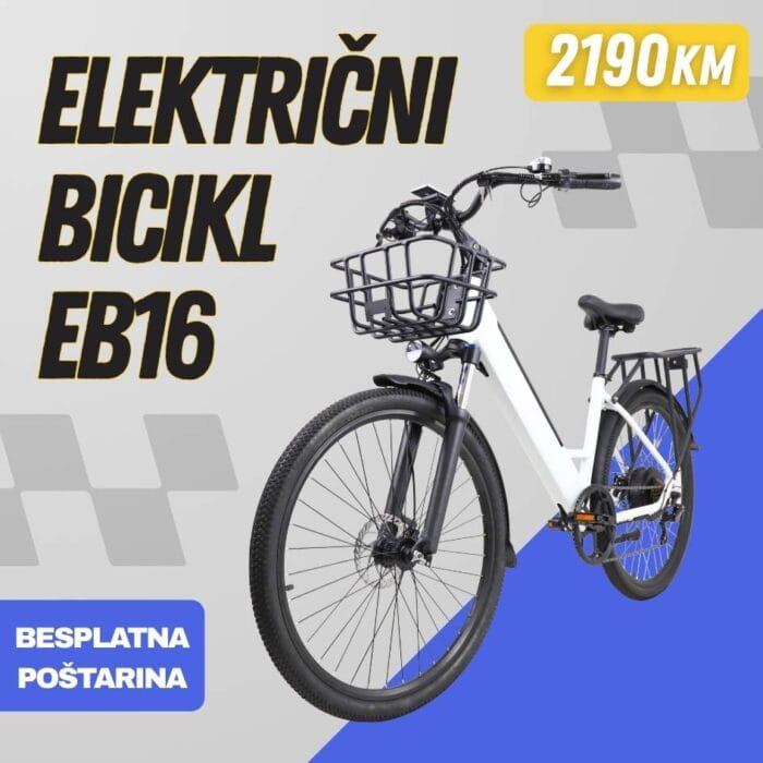Električni bicikl EB16 naslovna Električni bicikl, električno biciklo, ebike