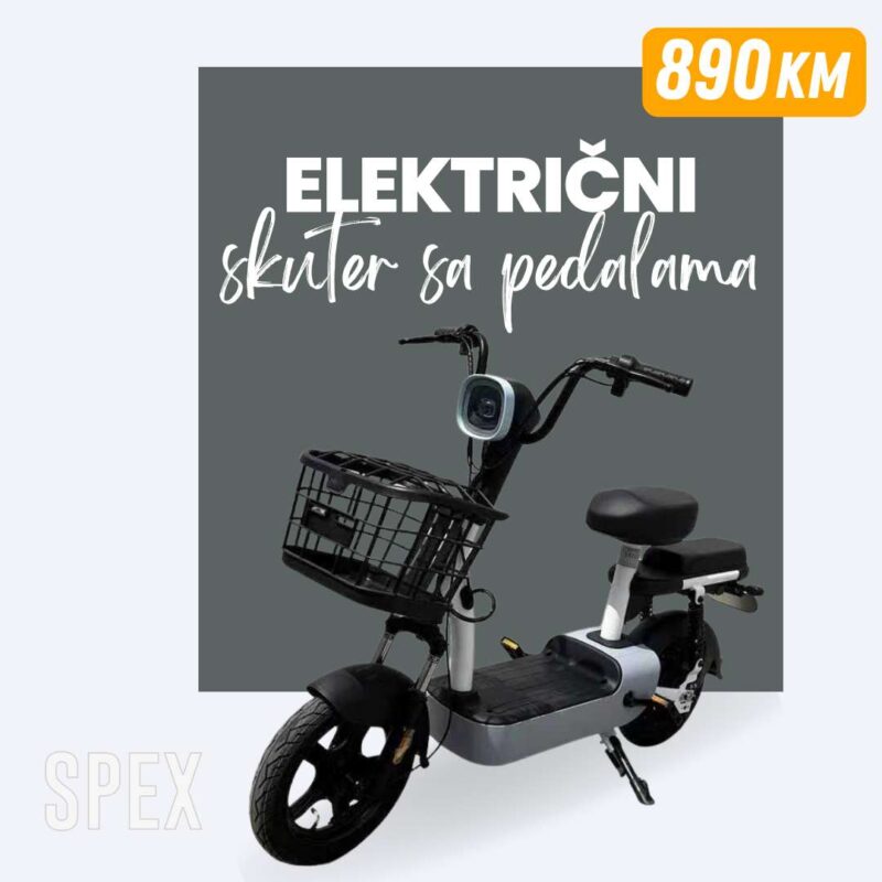Električni skuter sa pedelama motocikl yadea