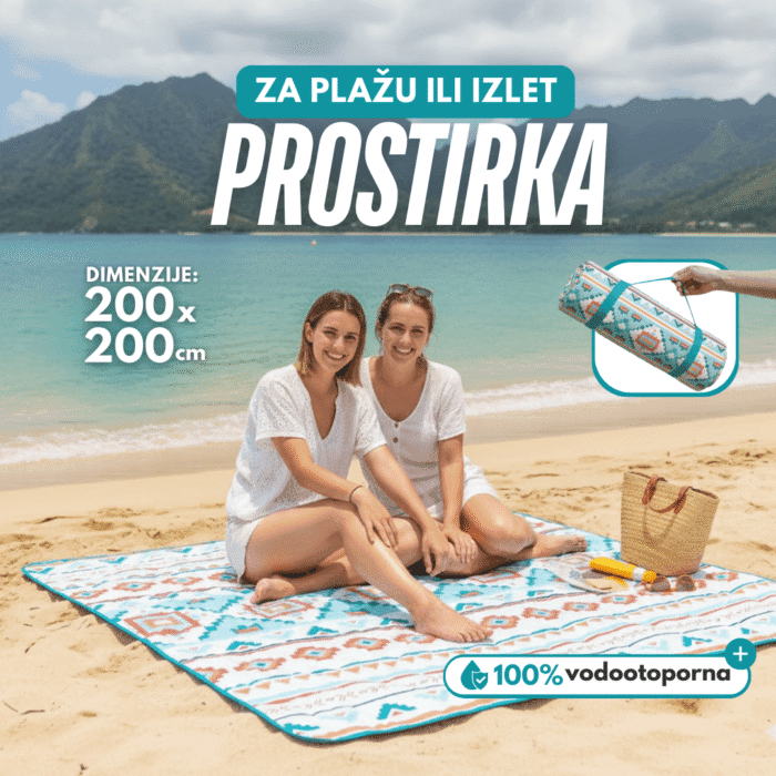 Prostirka podloga za plažu kampovanje kamp za izlet piknik