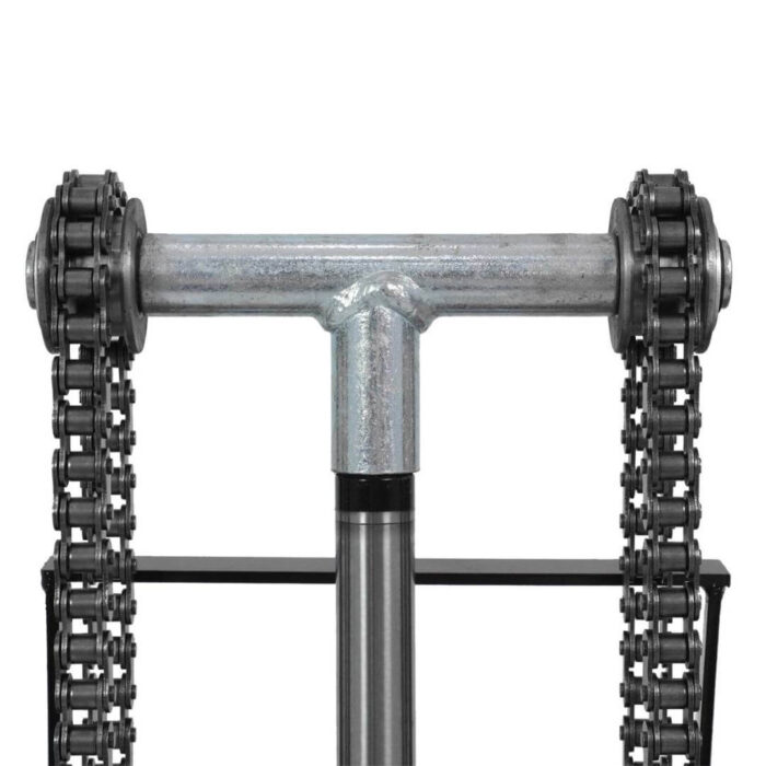 Sklopivi ručni viljuškar do 200 kg sa dodatnom metalnom platformom 992 - Image 3