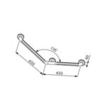 Antibakterijski sigurnosni rukohvat ZL-A05 - Image 2
