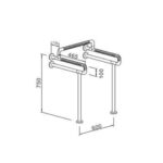 Antibakterijski sigurnosni rukohvat ZL-A59 - Image 2