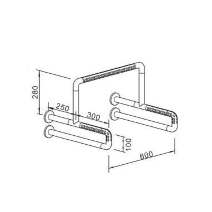 Antibakterijski sigurnosni rukohvat ZL-A60 - Image 2