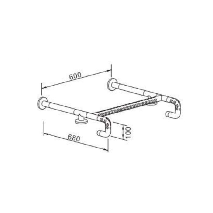 Antibakterijski sigurnosni rukohvat ZL-A76 - Image 2