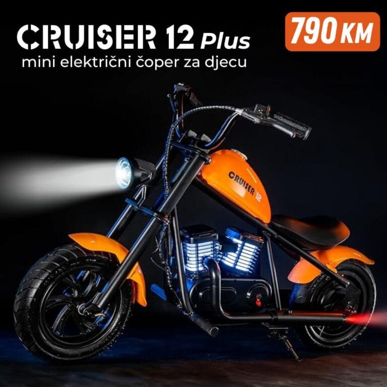 Mini električni čoper Cruiser 12 za djecu