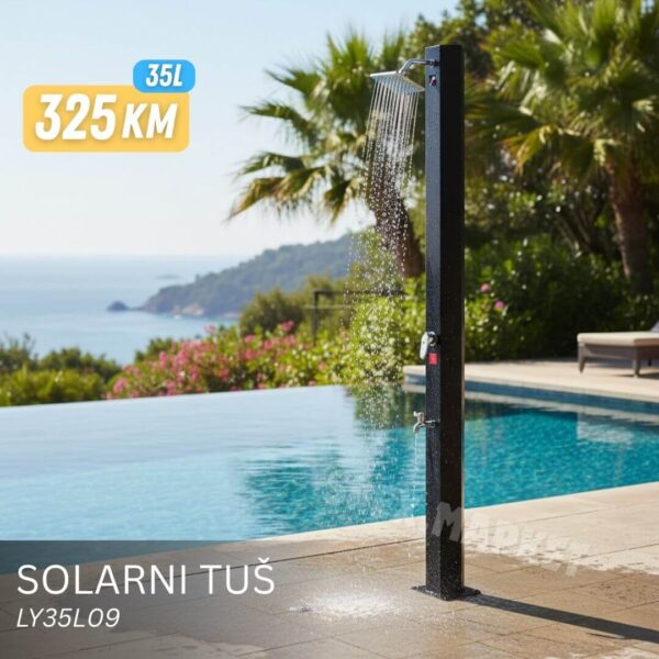 Solarni tuš za dvorište Hexagon LY35L09