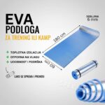 Termoizolaciona podloga za kampovanje i jogu - EVA pjena (180x60cm)