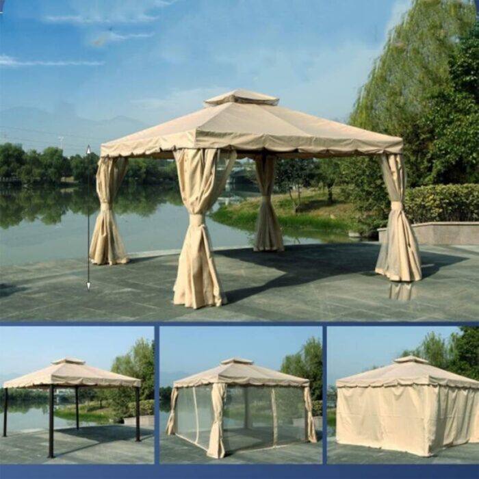 Vrtni paviljon sa zavjesama TX-1002 4x3m - Image 3