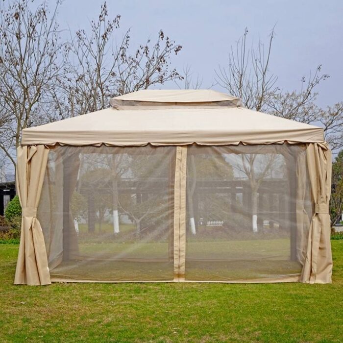 Vrtni paviljon sa zavjesama TX-1002 4x3m - Image 4
