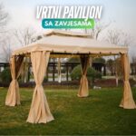 Vrtni paviljon sa zavjesama TX-1002 4x3m