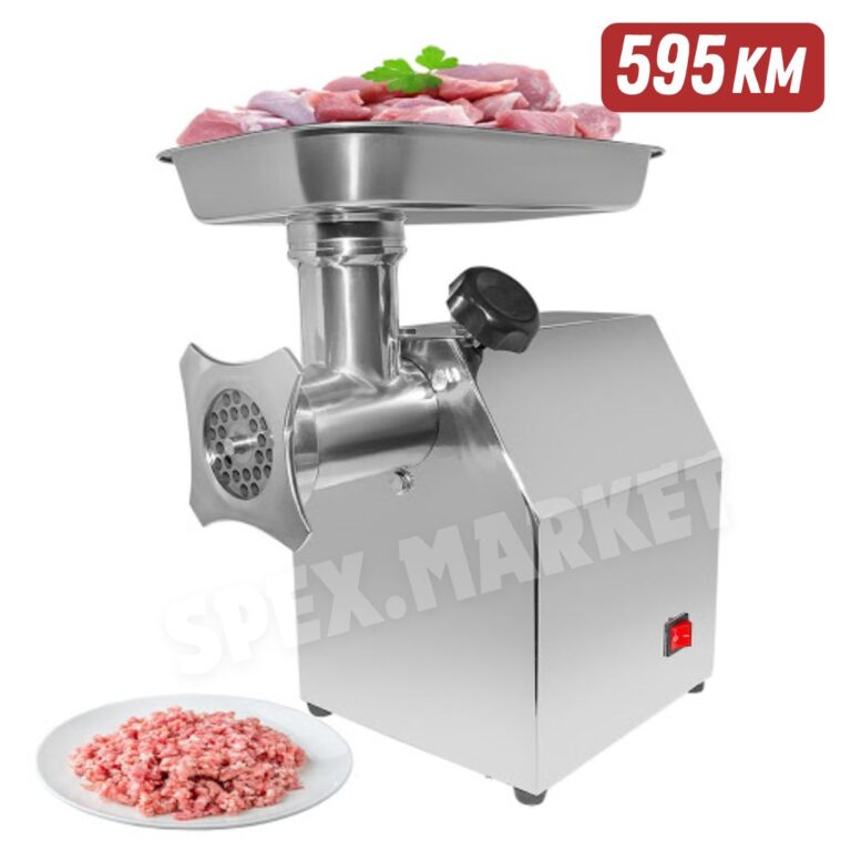 električni mlin za meso HR-12 850W inox profesionalna mašina za mljevenje mesa visokog kapaciteta