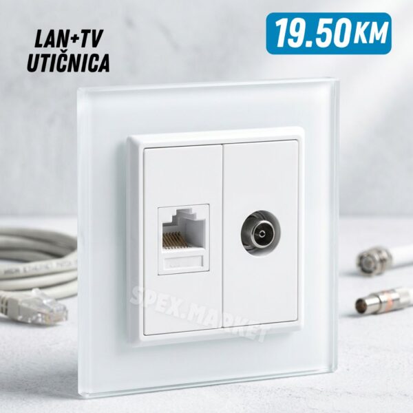 LAN+TV utičnica