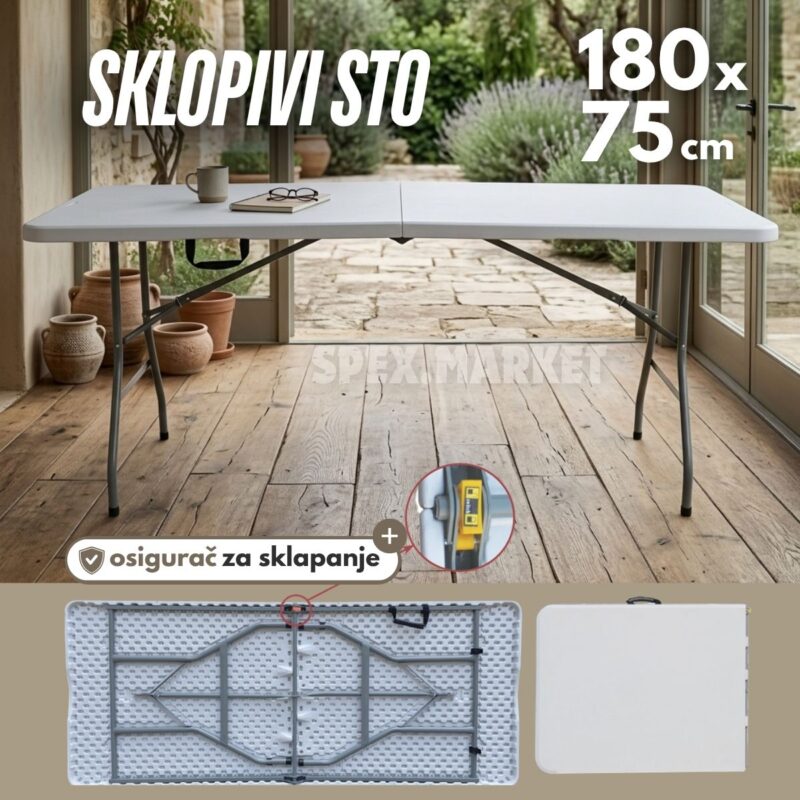 sklopivi sto za baštu
