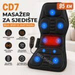 Grijač i masažer leđa CD7 za auto, fotelju, stolicu