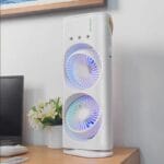 Stoni ventilator sa dvije glave i raspršivačem vode - Image 4